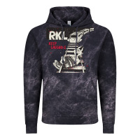 Cloud Black RKL Keep Laughing Essential Vintage Hoodie - PixelWave