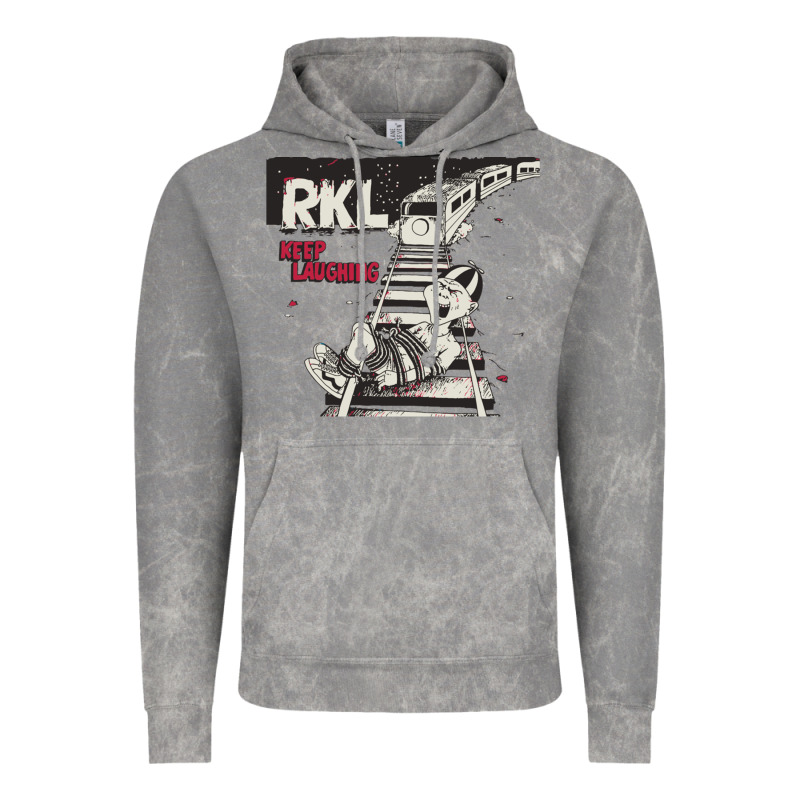 Rkl Keep Laughing Essential Vintage Hoodie by PixelWave | Teevron