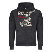 Vintage Black RKL Keep Laughing Essential Vintage Hoodie - PixelWave