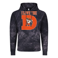 Cloud Black i love the d broncos football quote Vintage Hoodie - PixelWave