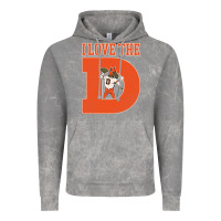 Cloud Rock i love the d broncos football quote Vintage Hoodie - PixelWave