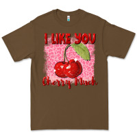Cacao I like you cherry much Valentine's Day Premium Tee - FaDigitalArtStudio