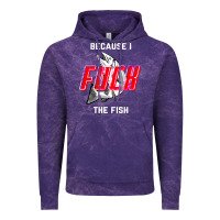Cloud Purple because i fuck the fish Vintage Hoodie - PixelWave