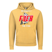Vintage Mustard because i fuck the fish Vintage Hoodie - PixelWave