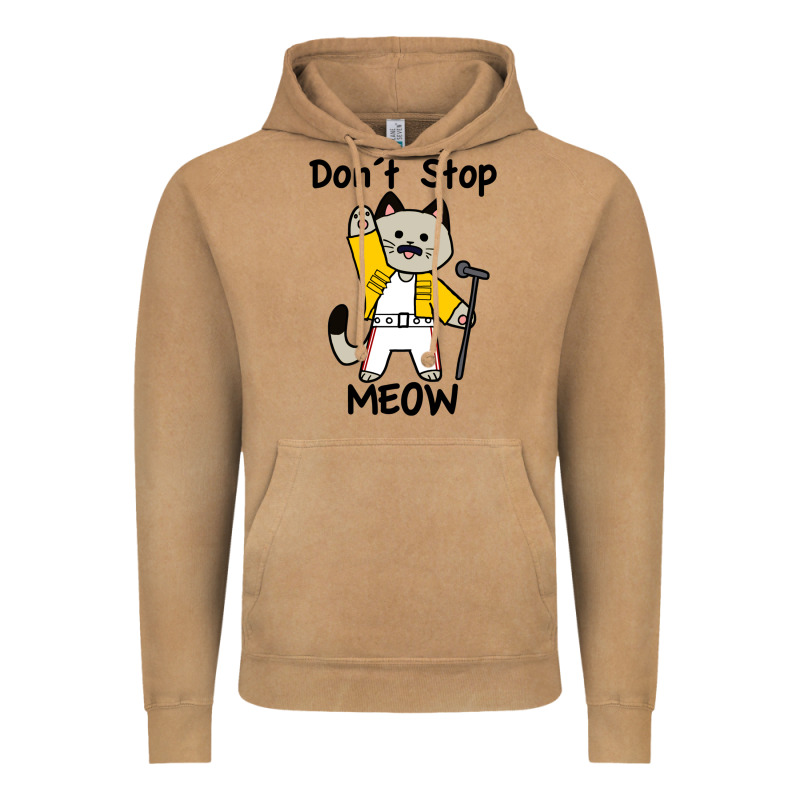 Don´t Stop Meow Vintage Hoodie by PixelWave | Teevron