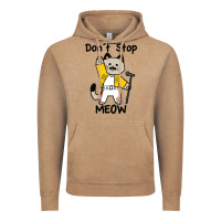 Vintage Coffee Don´t Stop Meow Vintage Hoodie - PixelWave