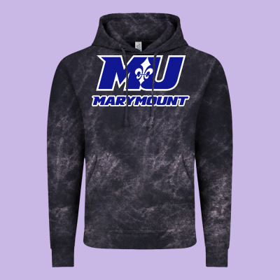 Marymount University Vectorized Vintage Hoodie Designed By Pixelwave