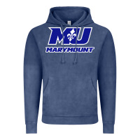 Vintage Denim marymount university vectorized Vintage Hoodie - PixelWave