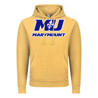 Vintage Mustard marymount university vectorized Vintage Hoodie - PixelWave