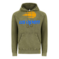 Vintage Olive open Tennis tournament Vintage Hoodie - PixelWave