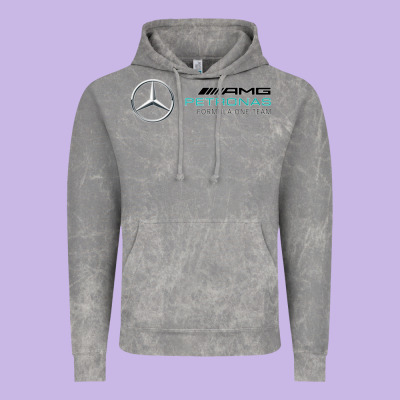 Mercedis F1 Vintage Hoodie Designed By Pixelwave
