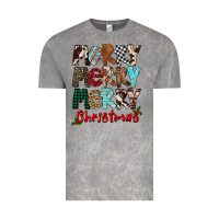 Cloud Rock Merry Christmas Vintage Tee - FaDigitalArtStudio