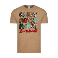 Vintage Coffee Merry Christmas Vintage Tee - FaDigitalArtStudio
