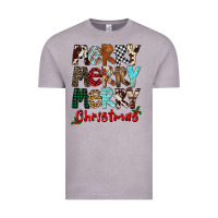 Vintage Zinc Merry Christmas Vintage Tee - FaDigitalArtStudio