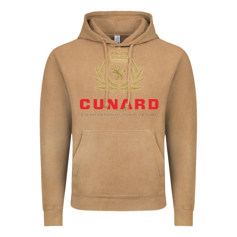 Luxury Cruises Cunard Vintage Hoodie by PixelWave | Teevron