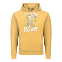 Vintage Mustard Stay Punk Stay Drunk Vintage Hoodie - PixelWave