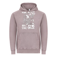 Vintage Zinc Stay Punk Stay Drunk Vintage Hoodie - PixelWave