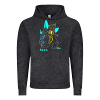 Vintage Black Spacegodzilla Vintage Hoodie - PixelWave