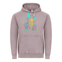 Vintage Zinc Spacegodzilla Vintage Hoodie - PixelWave