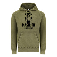 Vintage Olive magneto was right Vintage Hoodie - PixelWave
