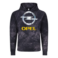 Cloud Black Opel Vintage Hoodie - PixelWave