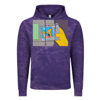 Cloud Purple The Simpsons Old Man Yells At Cloud Newspaper V1 Vintage Hoodie - PixelWave