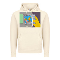 Vintage Artic The Simpsons Old Man Yells At Cloud Newspaper V1 Vintage Hoodie - PixelWave