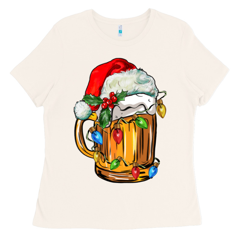 Christmas Beer Ladies Tee by FaDigitalArtStudio | Teevron