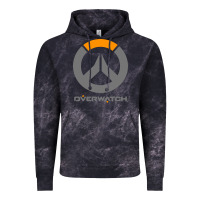 Cloud Black overwatch Vintage Hoodie - PixelWave