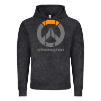 Vintage Black overwatch Vintage Hoodie - PixelWave