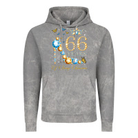 Cloud Rock 66th birthday 66 years of being awesome 66 years old woman Vintage Hoodie - PixelWave