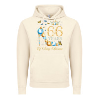 Vintage Artic 66th birthday 66 years of being awesome 66 years old woman Vintage Hoodie - PixelWave
