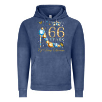 66th Birthday 66 Years Of Being Awesome 66 Years Old Woman Vintage Hoodie | Teevron