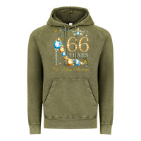 Vintage Olive 66th birthday 66 years of being awesome 66 years old woman Vintage Hoodie - PixelWave