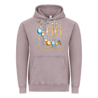 Vintage Zinc 66th birthday 66 years of being awesome 66 years old woman Vintage Hoodie - PixelWave