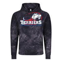 Cloud Black st. francis terriers(SFC), brooklyn Vintage Hoodie - PixelWave