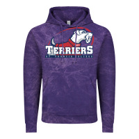 Cloud Purple st. francis terriers(SFC), brooklyn Vintage Hoodie - PixelWave