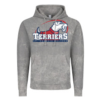 Cloud Rock st. francis terriers(SFC), brooklyn Vintage Hoodie - PixelWave