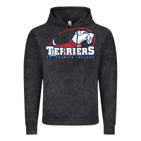 Vintage Black st. francis terriers(SFC), brooklyn Vintage Hoodie - PixelWave
