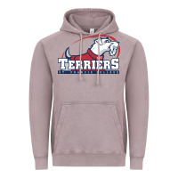 Vintage Zinc st. francis terriers(SFC), brooklyn Vintage Hoodie - PixelWave