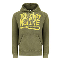 Vintage Olive Naughty by Nature, Naughty, Nature, the Naughty by Nature, Naughty by  Vintage Hoodie - PixelWave