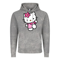 Cloud Rock kitty Vintage Hoodie - PixelWave