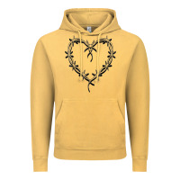 Vintage Mustard bichota heart for women,cute music t shirt Vintage Hoodie - PixelWave