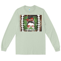 Matcha American Football Mom life Long Sleeve Tee - CowhideDigitalArt