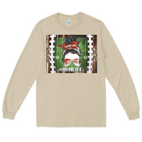 Mushroom American Football Mom life Long Sleeve Tee - CowhideDigitalArt
