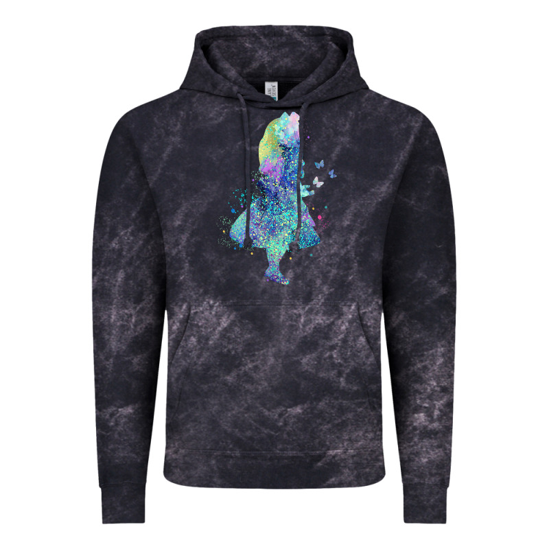 Watercolor Splatter Alice In Wonderland T Shirt Design Vintage Hoodie by PixelWave | Teevron