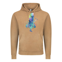 Vintage Camel watercolor splatter alice in wonderland t shirt design Vintage Hoodie - PixelWave