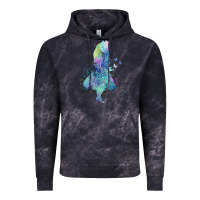 Cloud Black watercolor splatter alice in wonderland t shirt design Vintage Hoodie - PixelWave