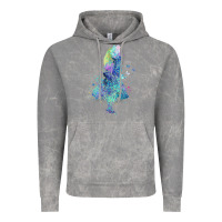 Cloud Rock watercolor splatter alice in wonderland t shirt design Vintage Hoodie - PixelWave