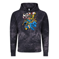 Cloud Black group pic x men Vintage Hoodie - PixelWave